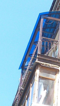 Козырек балкона КС6
